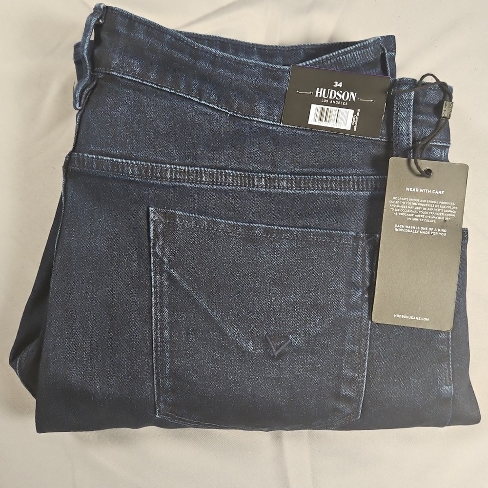Hudson Women's Straight Leg Jean Size 14 34" waist 29" inseam NWT